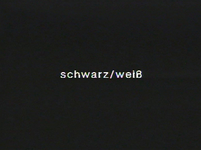 Film Still: Lutz Mommartz - Black / white